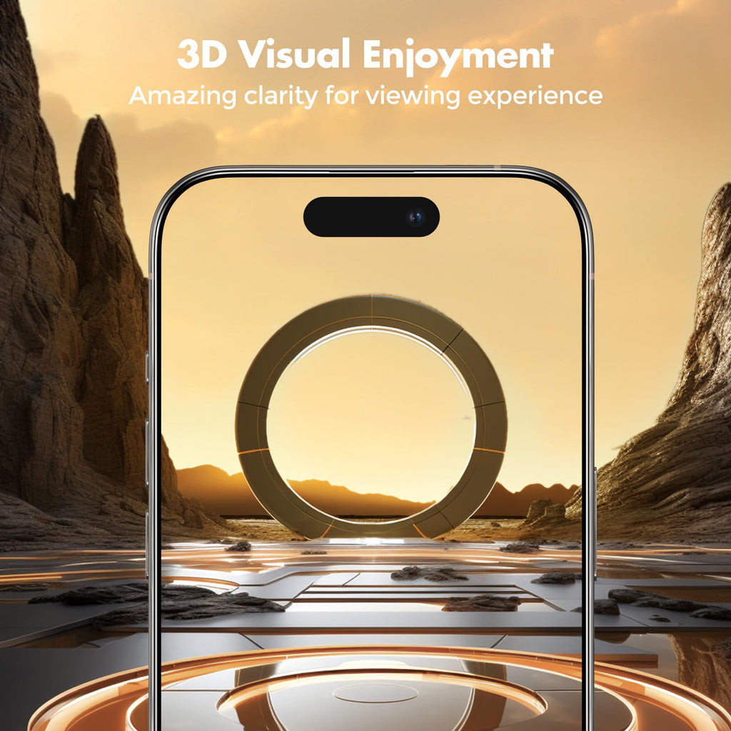 UNBREAKcable Privacy Screen Protector for iPhone 16 Pro Max, Full Coverage