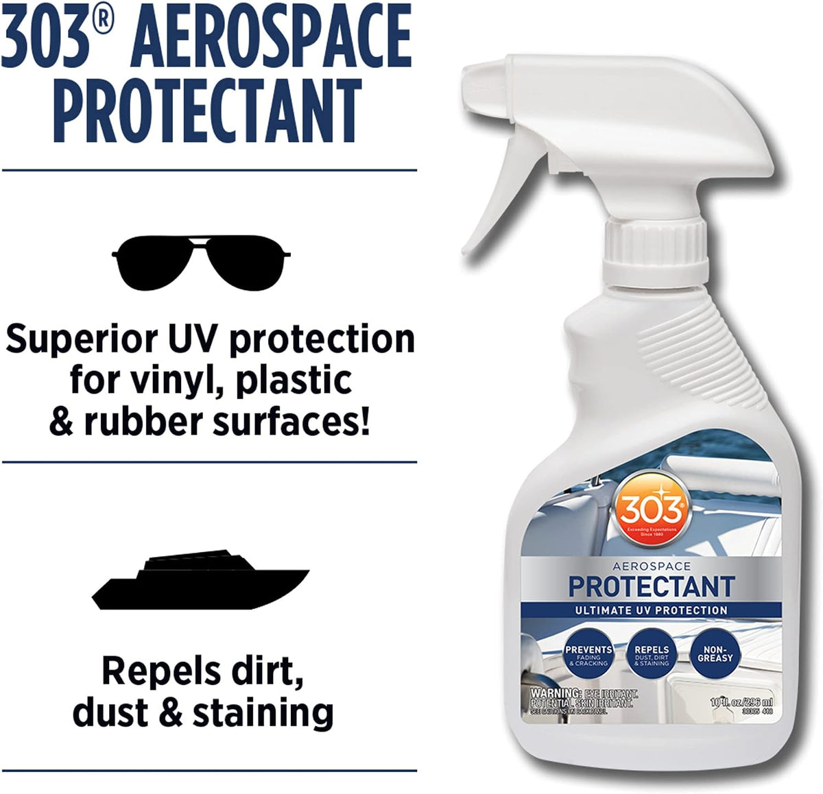 303 Marine Aerospace Protectant for Boat Vinyl, 10 oz