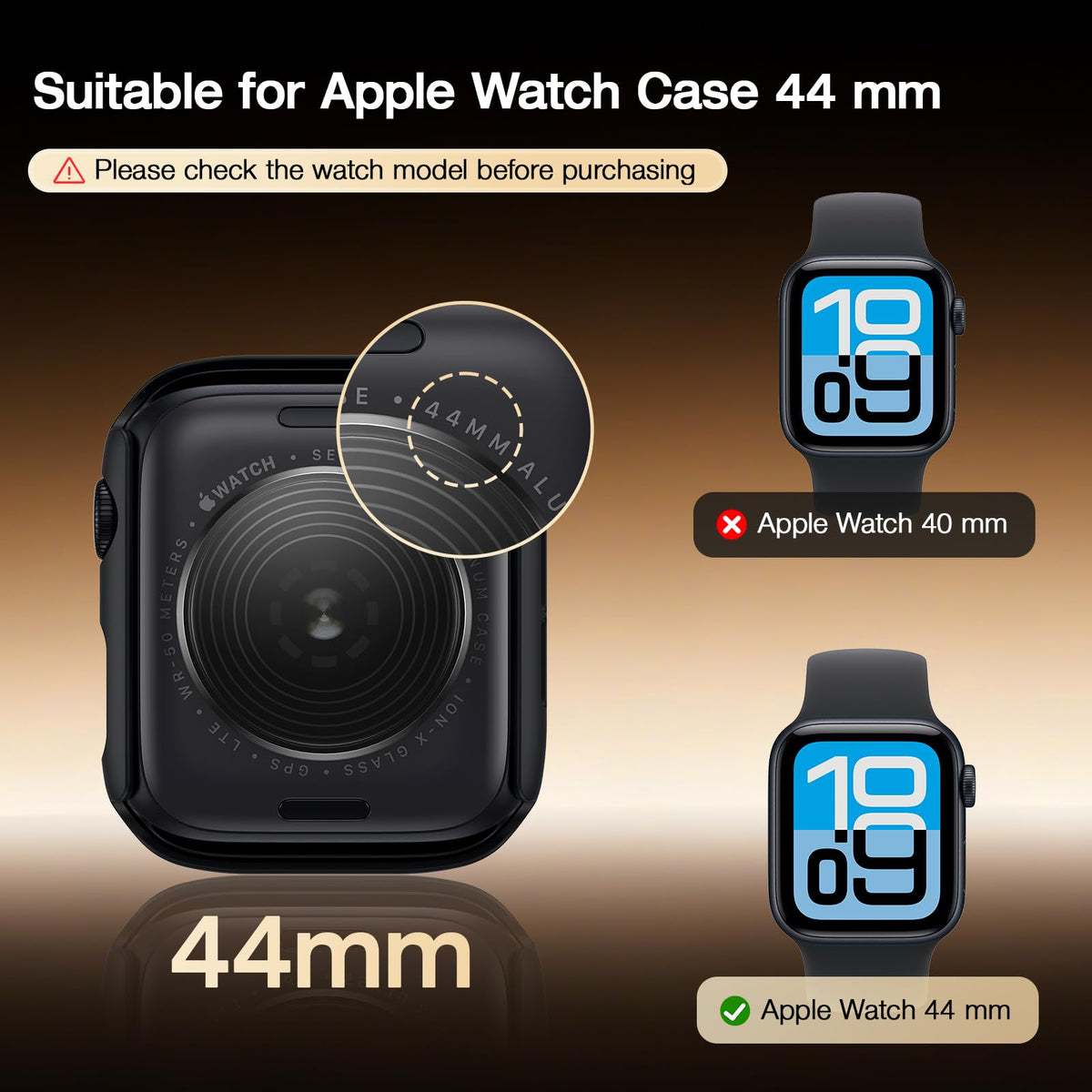 LK 6Pcs for Apple Watch Series 12/Series 11/Series 10 46mm Screen Protector