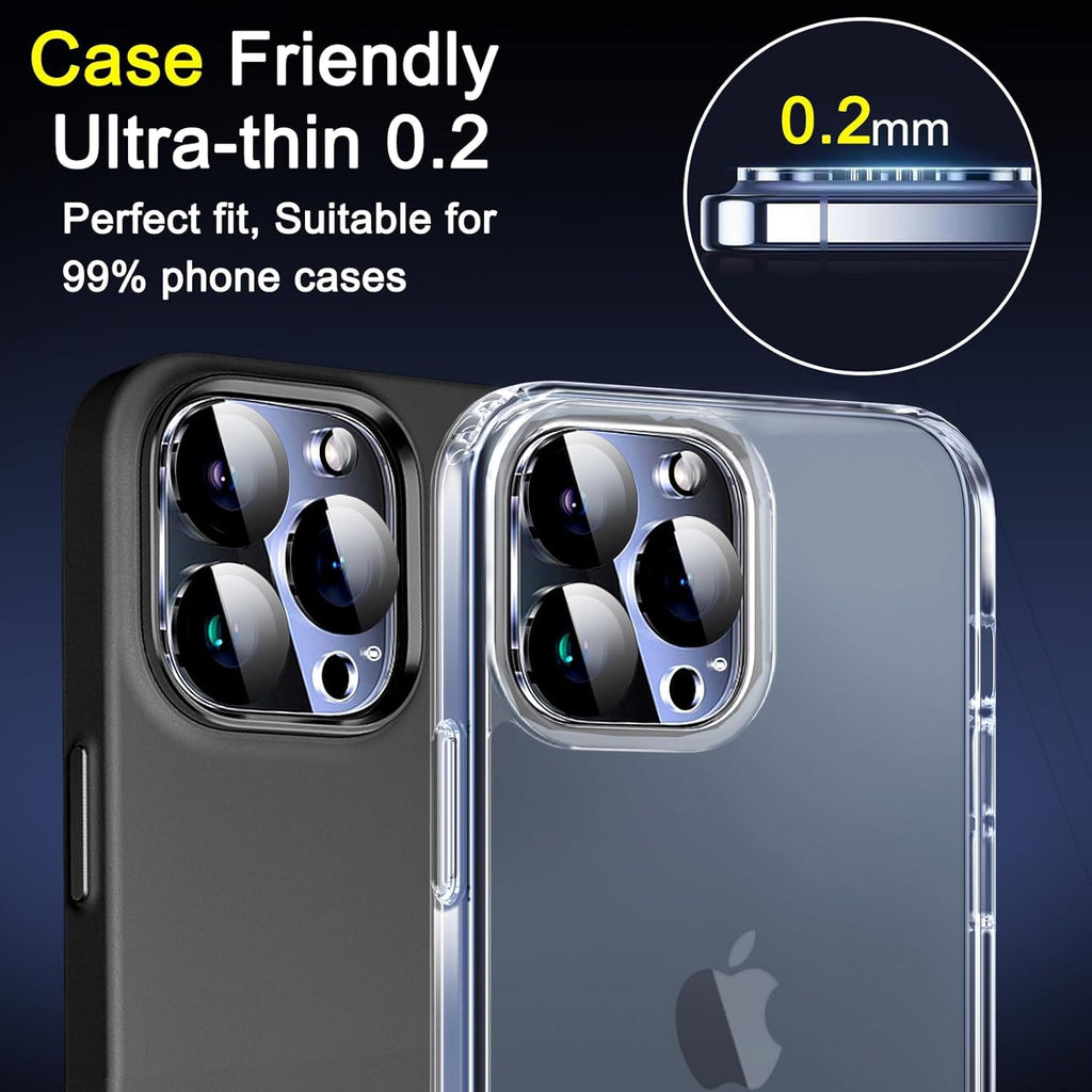 Ferilinso 3 Pack Privacy Screen Protector for iPhone Duo, Tempered Glass