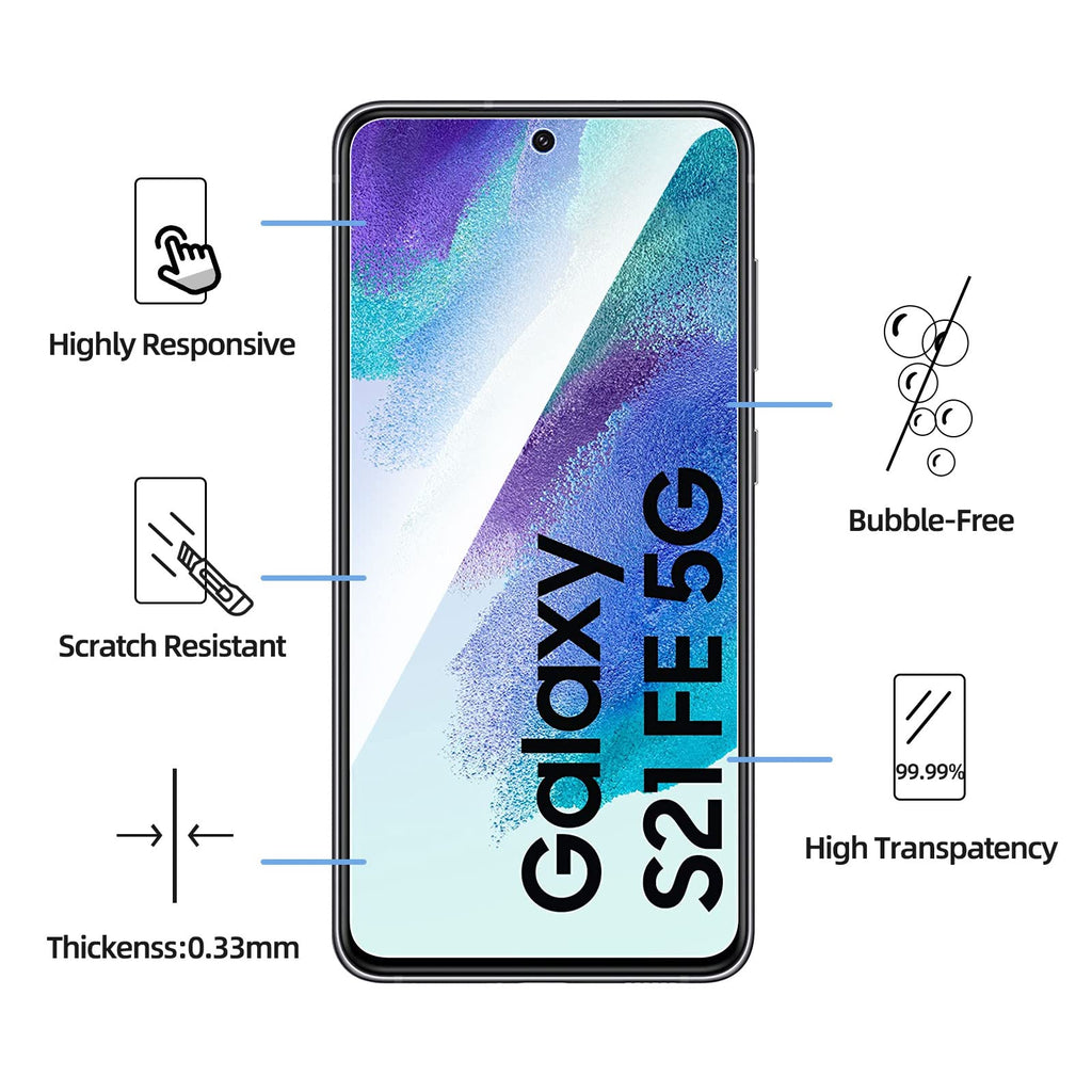 NEW'C for Samsung Galaxy S23 6.1" (SM-S911),Screen Protector Tempered Glass