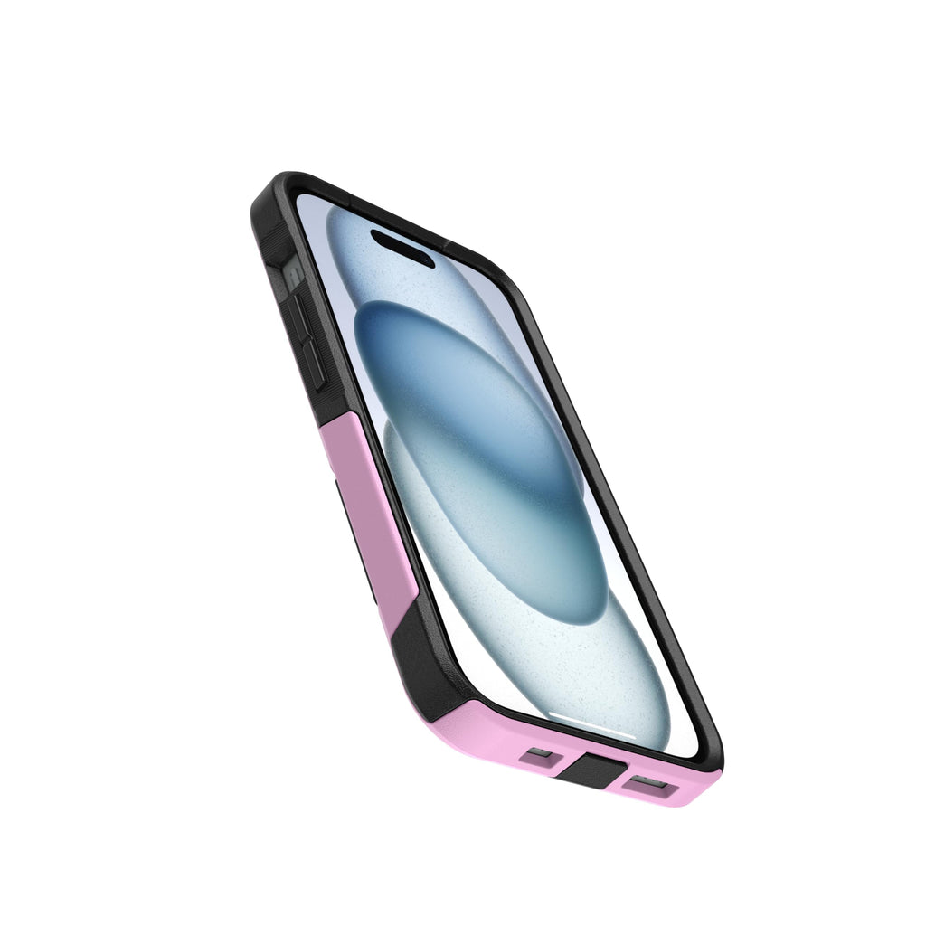OtterBox iPhone 17e, 16e, 15, 14, & 13 Commuter Series Case - Black, Slim & Tough, Pocket-Friendly, with Port Protection - Thin & Protective iPhone Case, Dual-Layer, Impact Absorbing iPhone Case