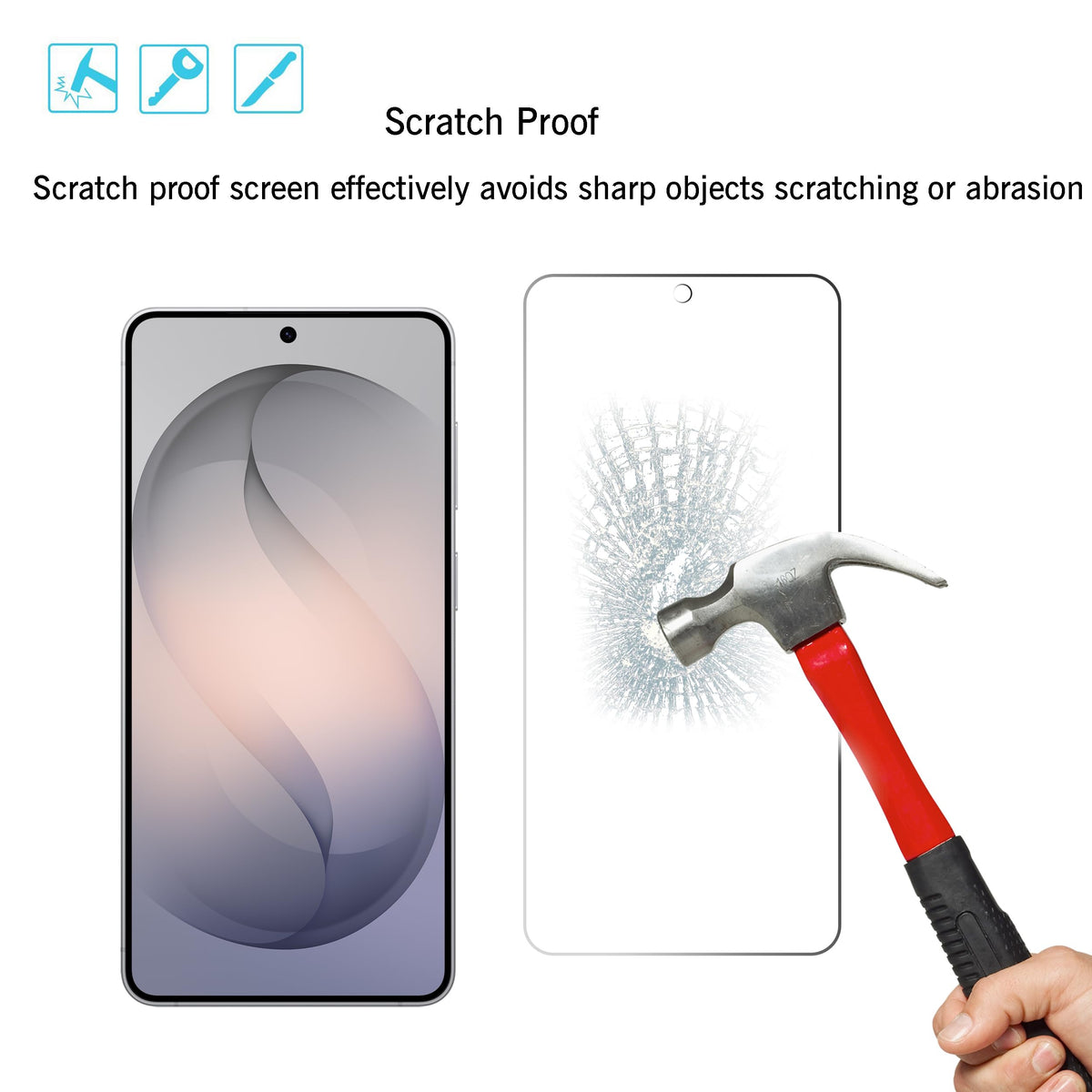 Ailun Screen Protector + Camera Lens Protector for Galaxy S24+ / S24 Plus