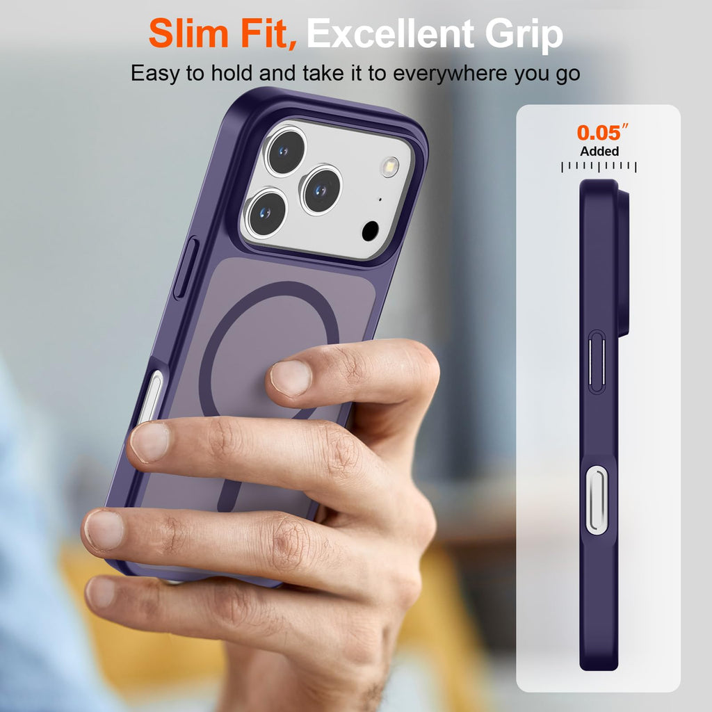 SUPFINE Magnetic for iPhone 18 Pro Max/17 Pro Max Case Dark Blue