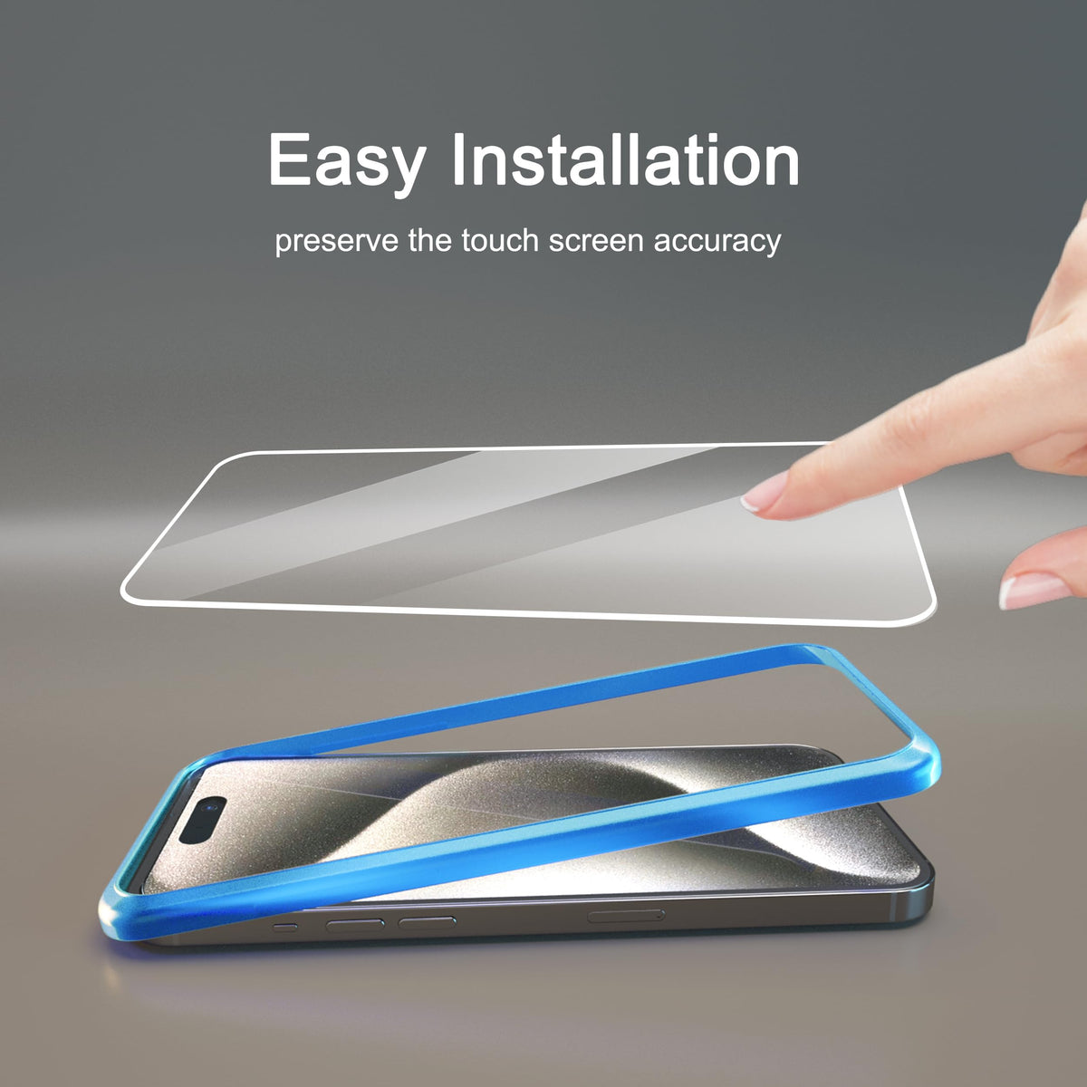Ailun Screen Protector + Camera Lens Protector for iPhone 16, 3+3 Pack