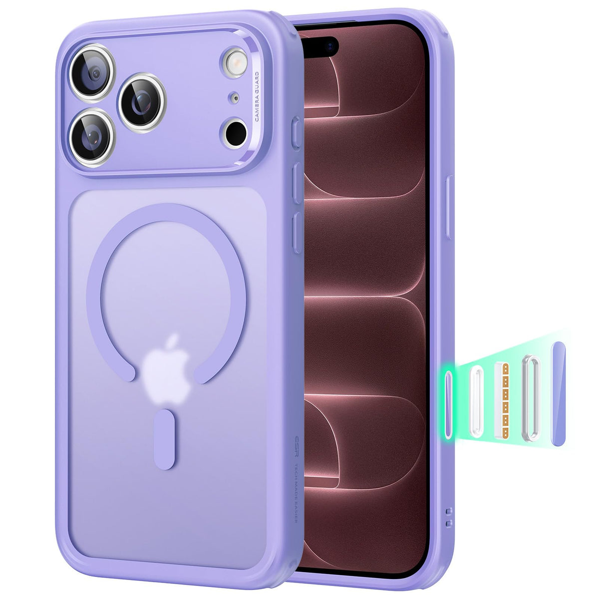 ESR Classic Hybrid for iPhone 17/18 Pro Case, Clear