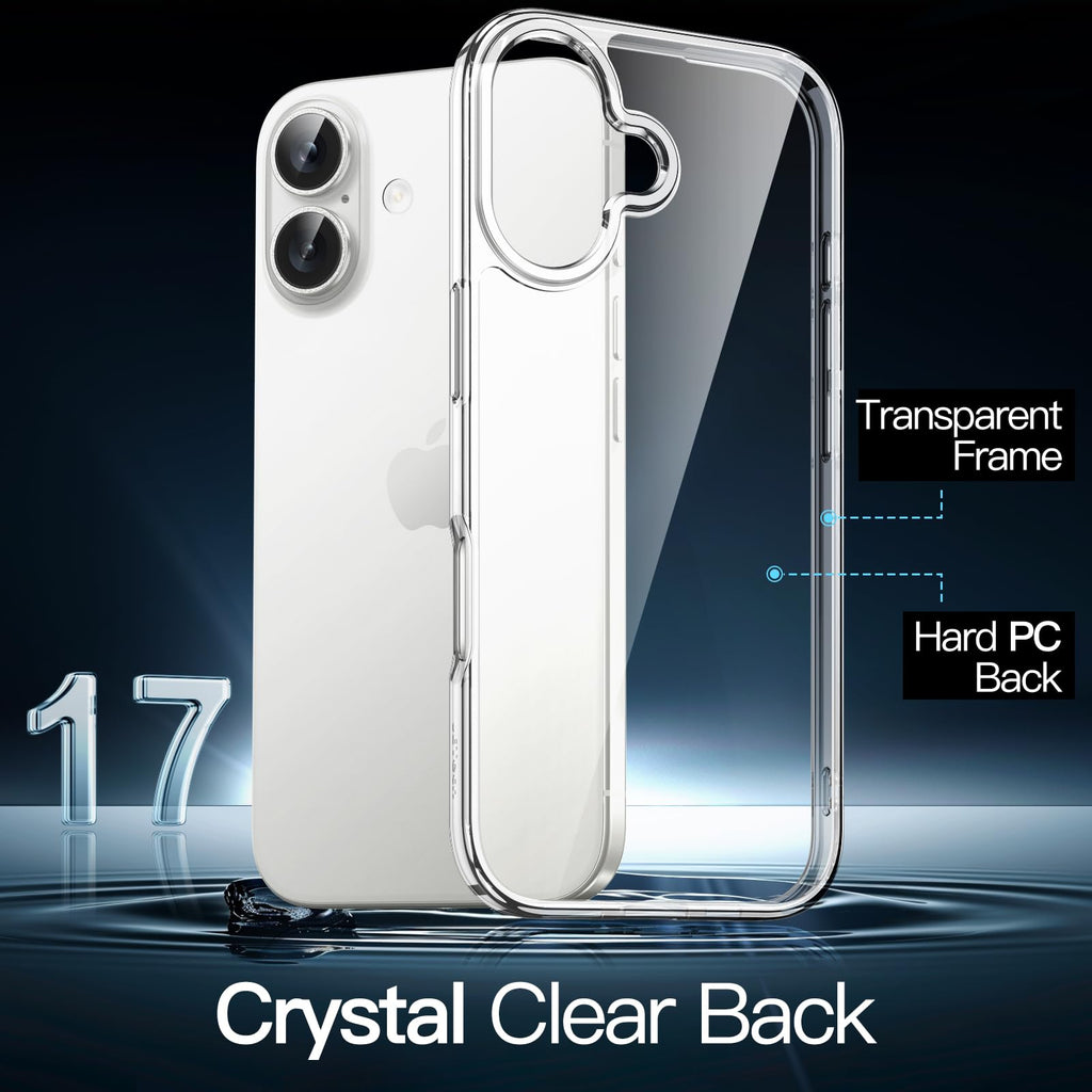 JETech Case for iPhone 17 Pro Max, Anti-Yellowing, Black