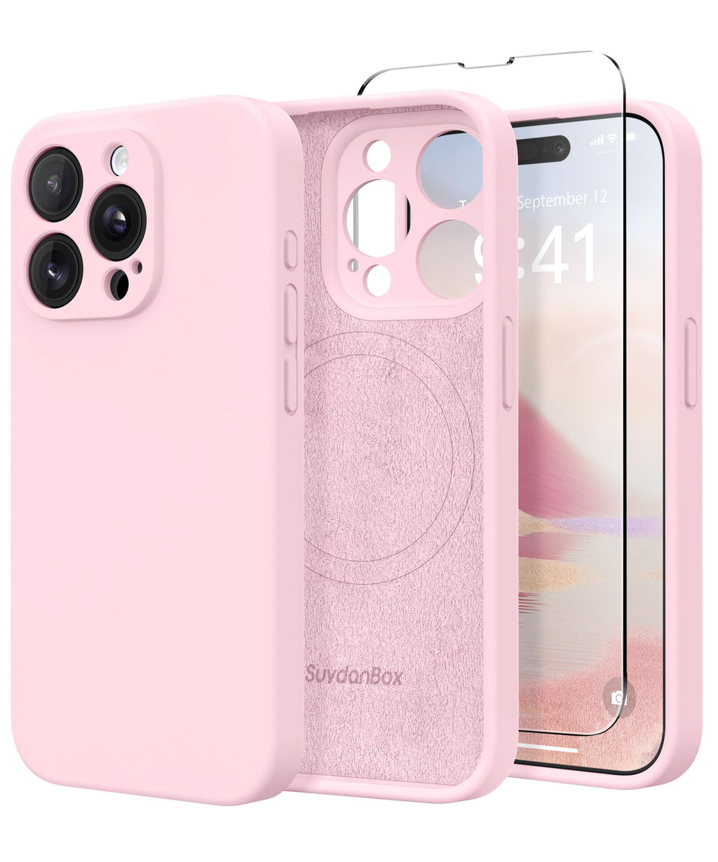 Magnetic for iPhone 12 Case Silicone White