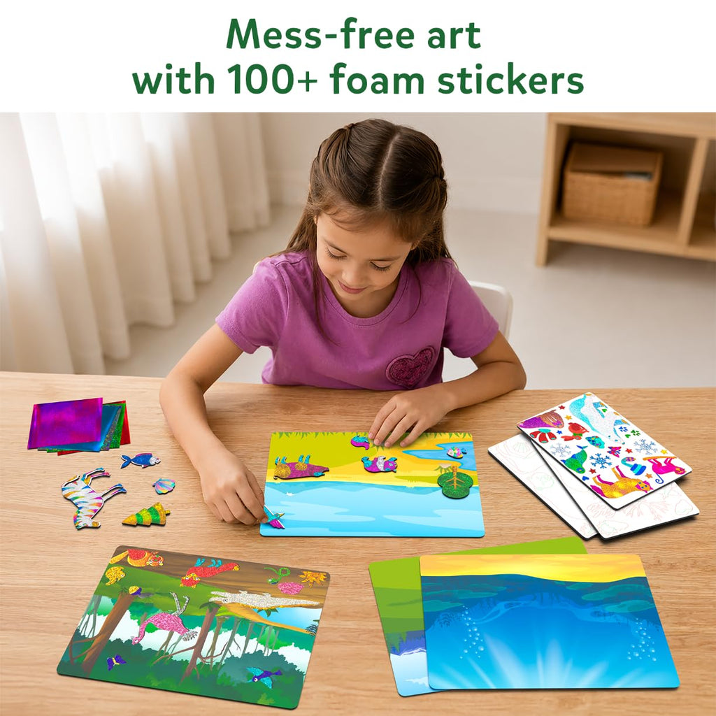 Skillmatics Foil Fun Girl Power, Foil Art & Craft Activity, Gift for Tweens