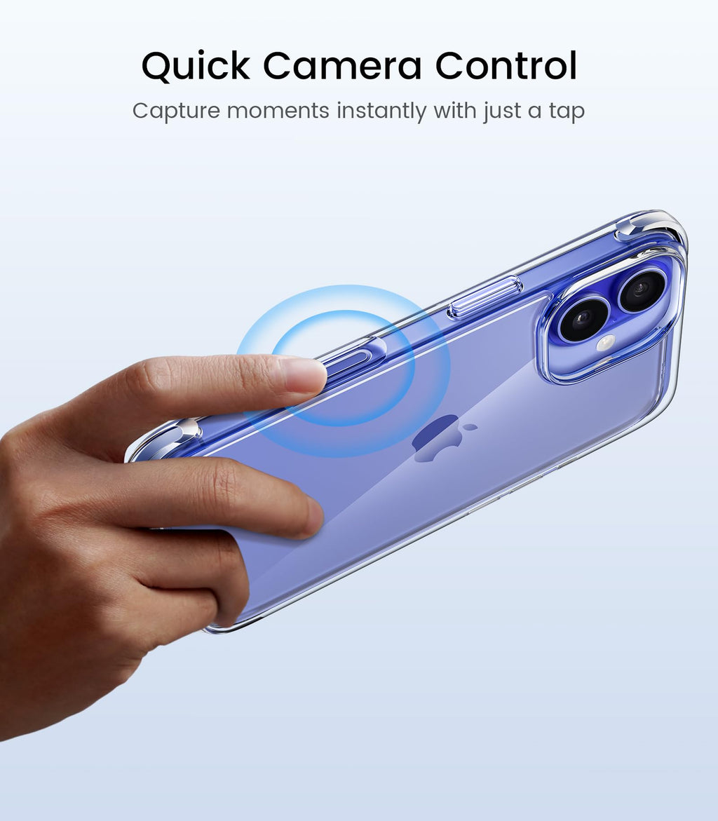 Mkeke for iPhone 18 Pro Max Case Clear [Not-Yellowing]