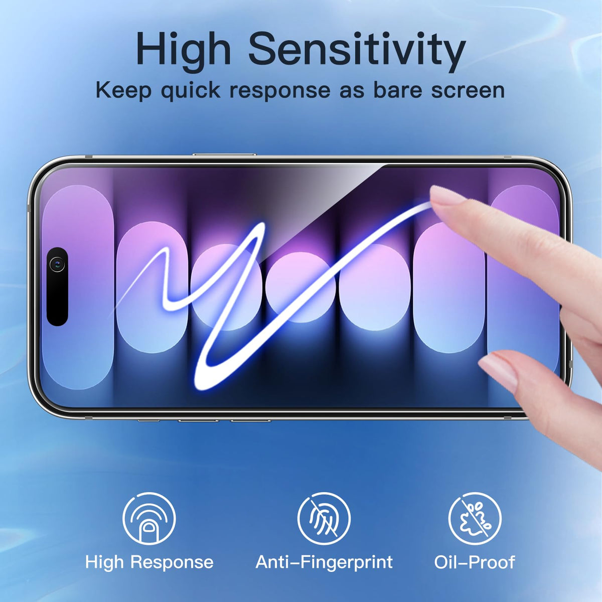 JETech Privacy Screen Protector for iPhone 18 Pro, 2-Pack