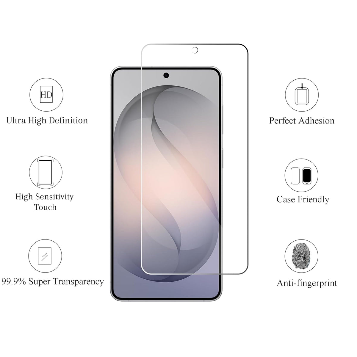 Ailun Screen Protector + Camera Lens Protector for Galaxy S24+ / S24 Plus