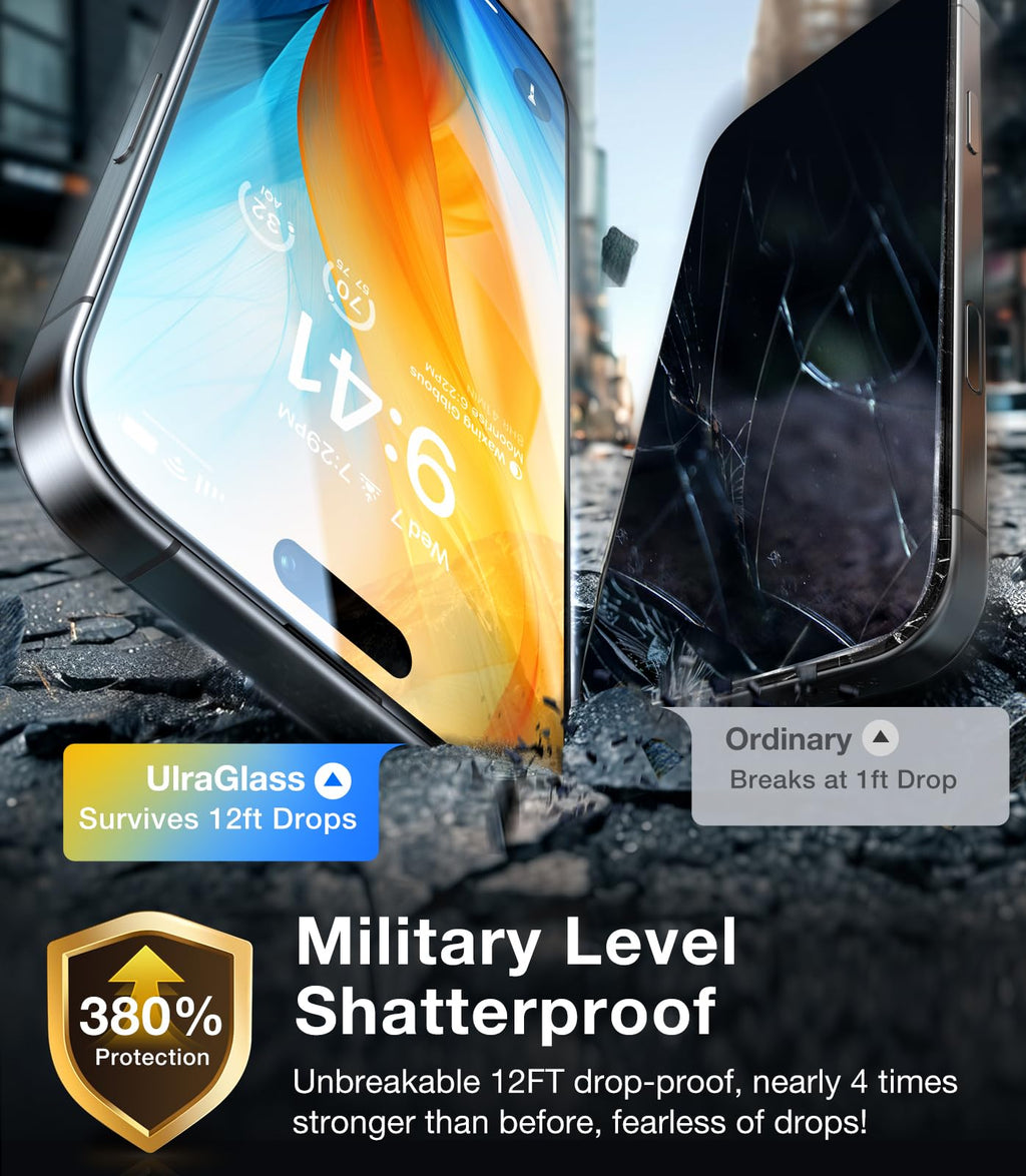 UltraGlass TOP 9H+ Armor for iPhone 14 Pro Max Privacy Screen Protector