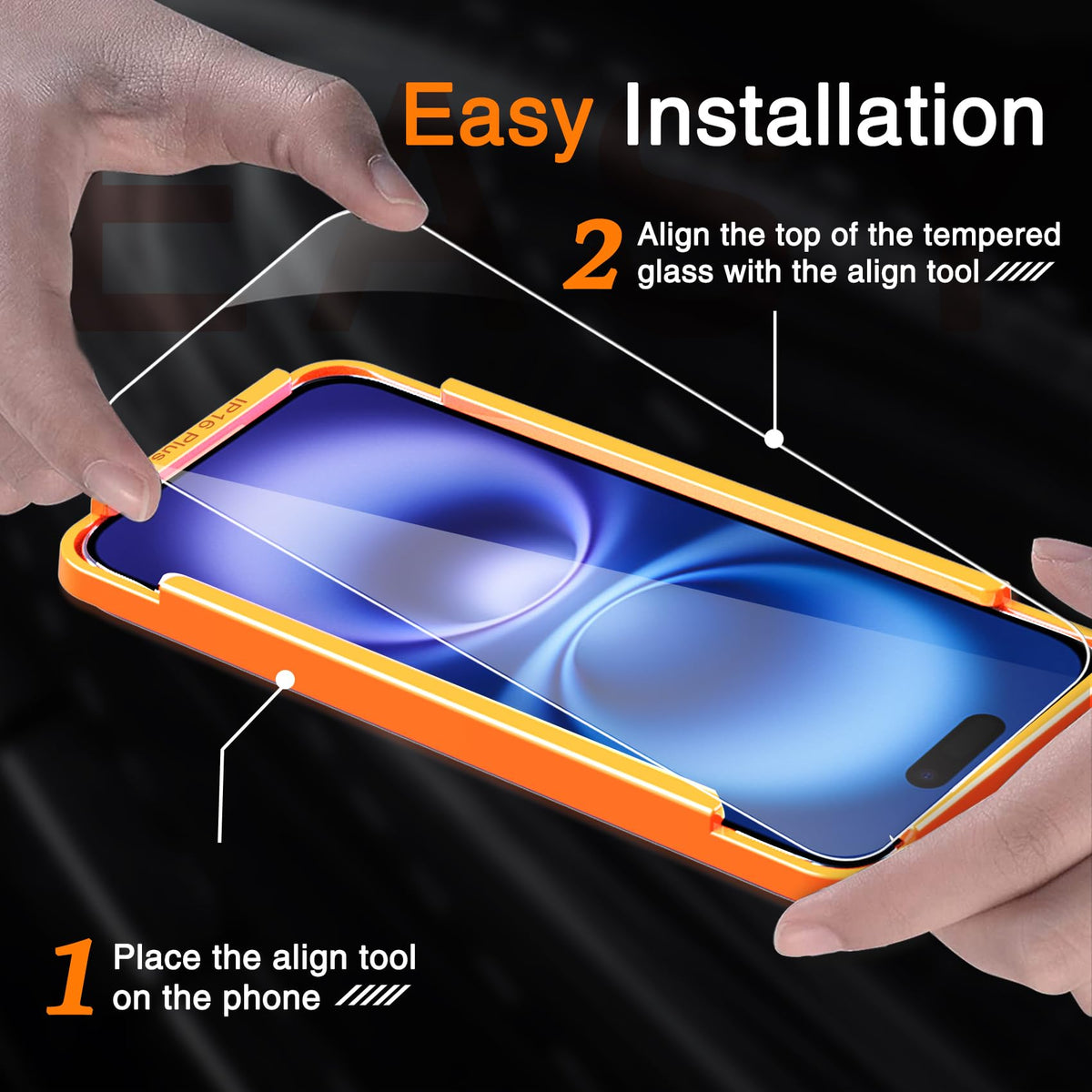 Wiaocit Privacy Screen Protector for iPhone 18 Pro, Tempered Glass