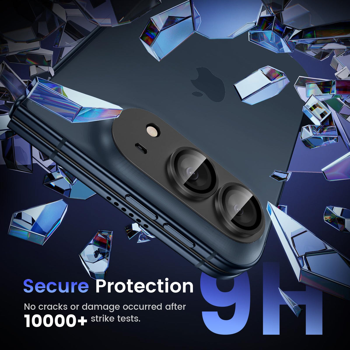 Tensea for iPhone 16 Pro Max/16 Pro/14 Pro Max/14 Pro Camera Lens Protector