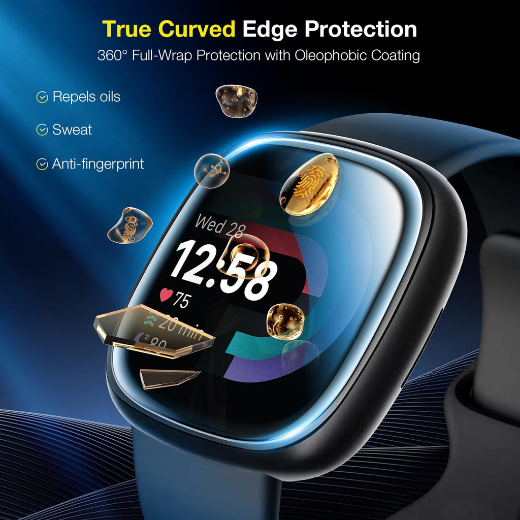 LK 6Pcs for Apple Watch Series 12/Series 11/Series 10 46mm Screen Protector
