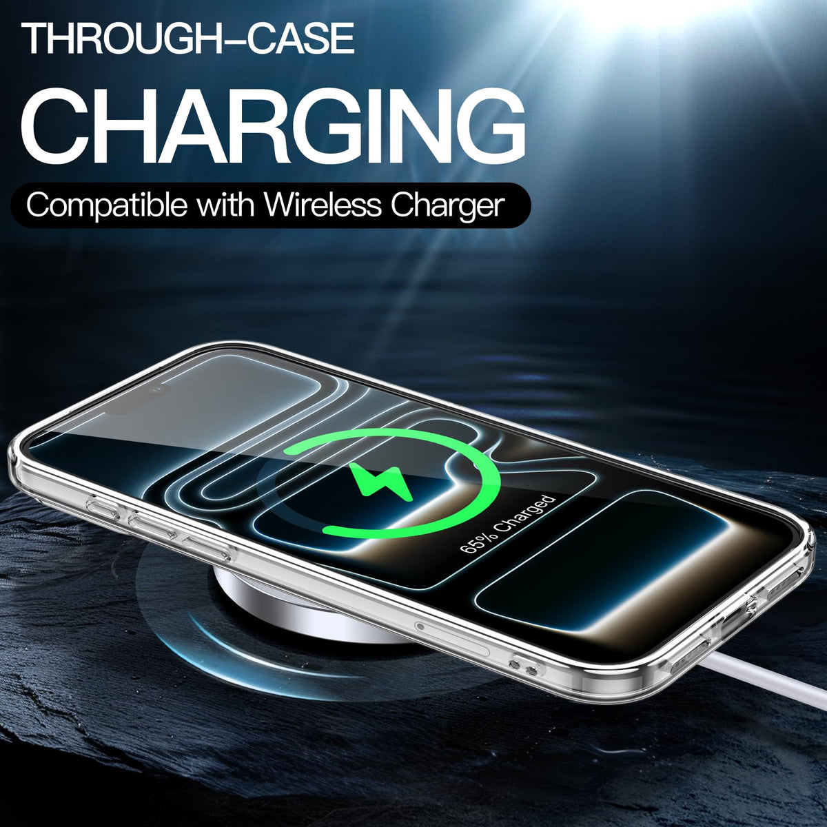 JETech Case for iPhone 17 Pro Max, Anti-Yellowing, Black