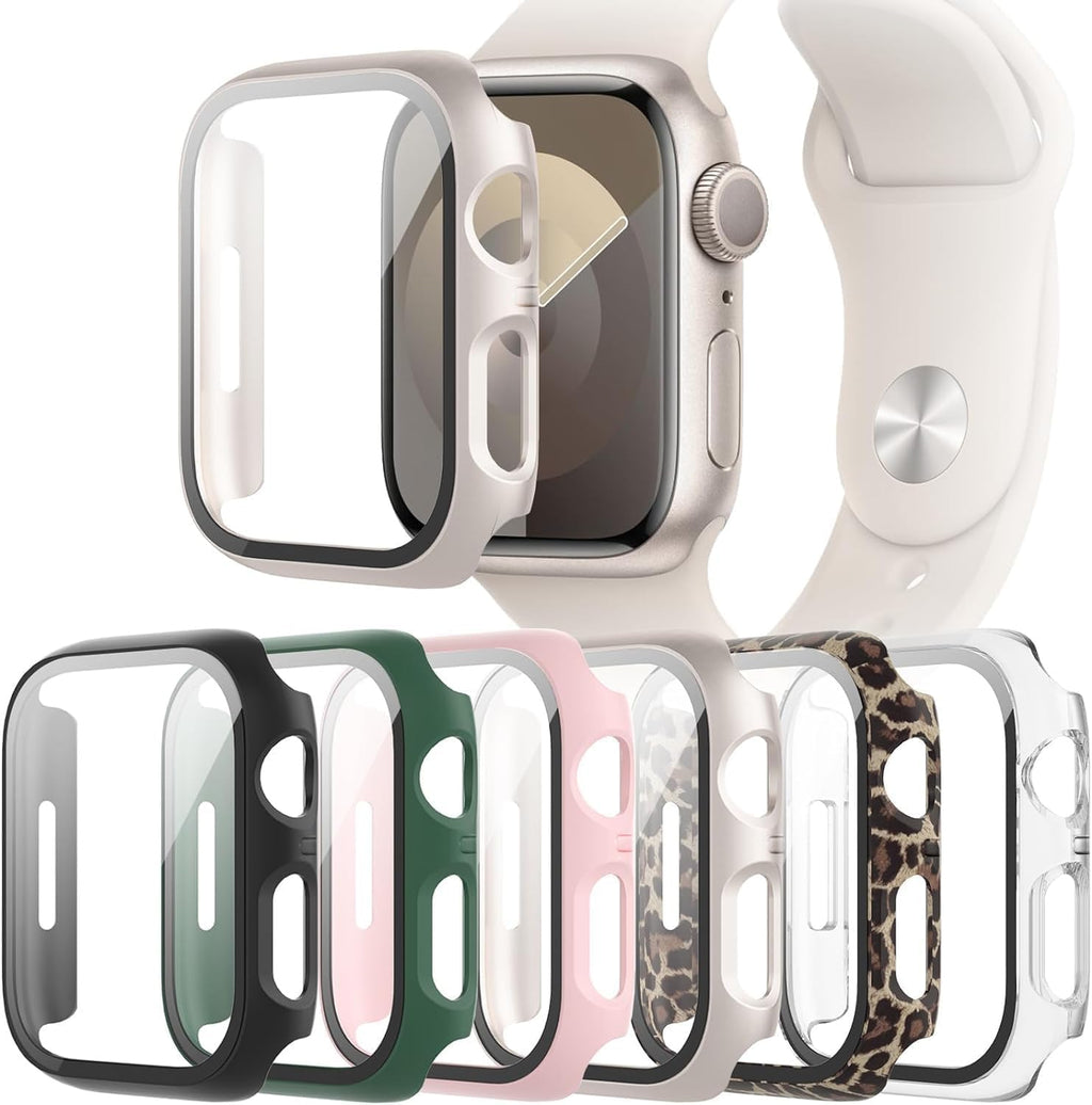 6-Pack Case with Screen Protector for Apple Watch Series 11/10 46mm