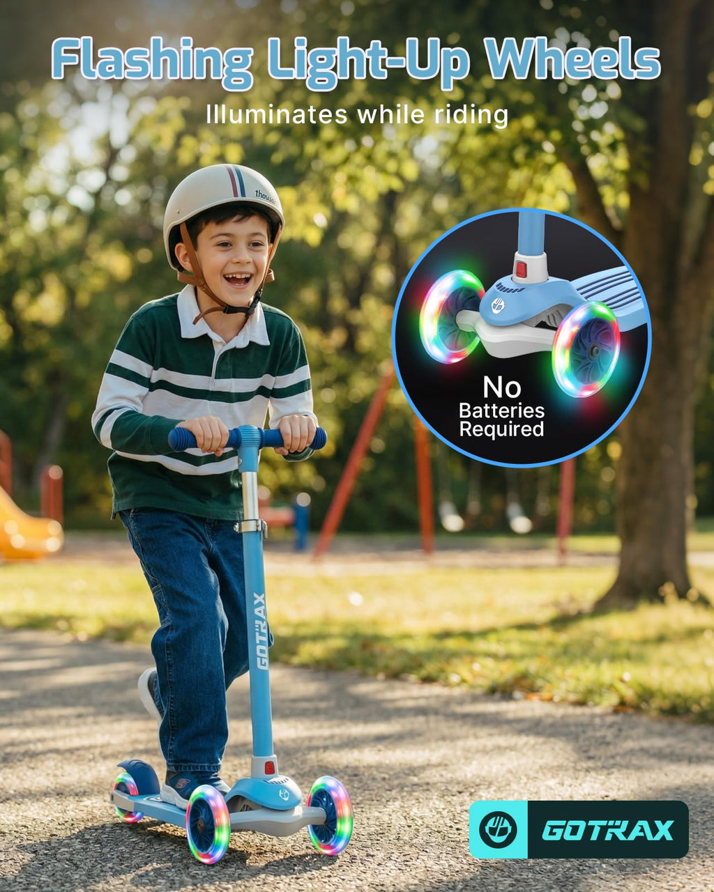 Gotrax KS1 Kids Kick Scooter, 3 Wheels for Boys & Girls 2-8, Gifts