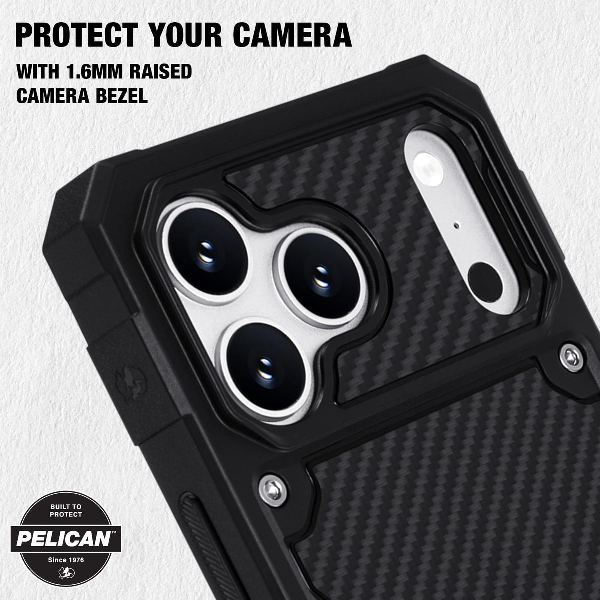 Pelican iPhone 17 Pro Case - MagSafe Phone Case -Ranger Frosted Clear/Black