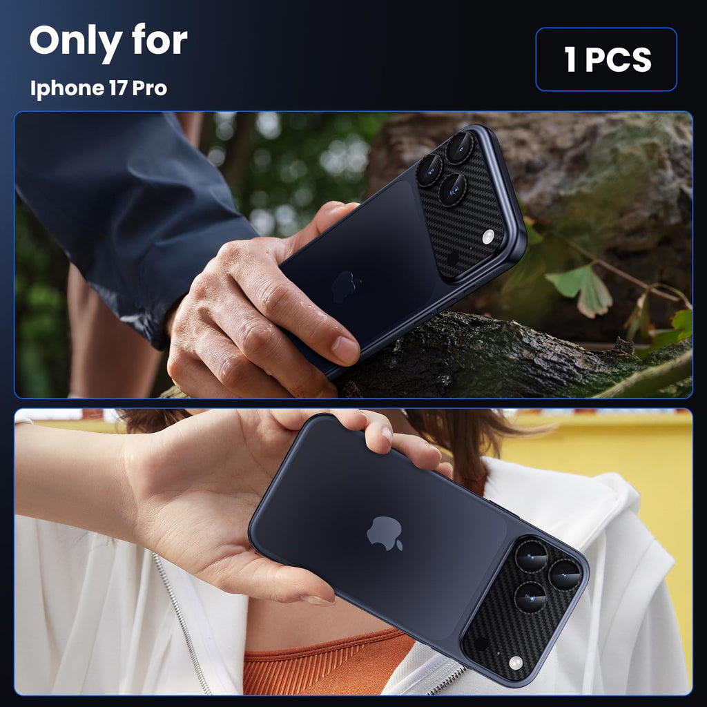 WSKEN for iPhone 17 Pro Max Camera Lens Protector - Military Grade Design