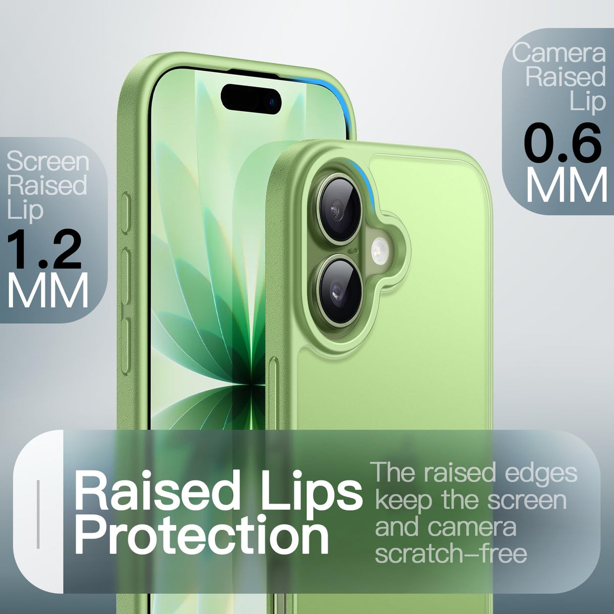 JETech Matte Case for iPhone Air, Black