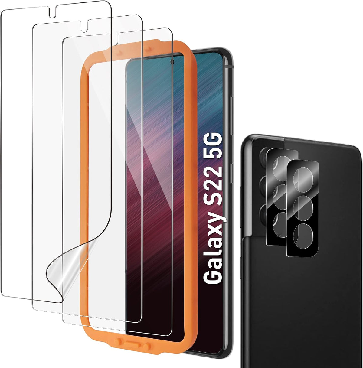 AACL 3-Pack for Samsung Galaxy S22 Screen Protector Film [6.1"]