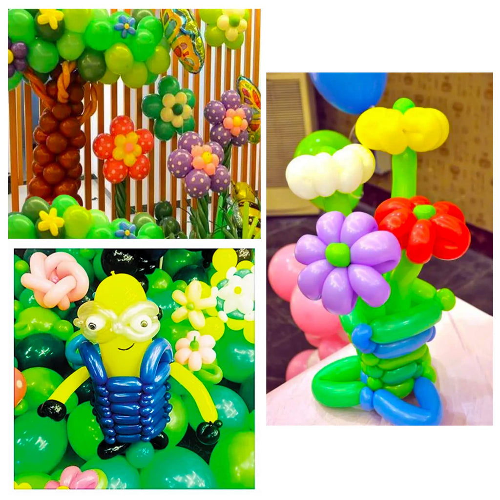 ASIYUHY 260 Balloons Clear Long Balloons 100 Pack Twisting Animal Balloon