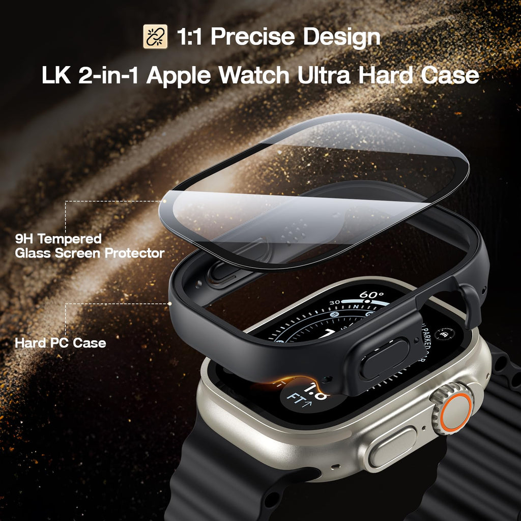 LK 6Pcs for Apple Watch Series 12/Series 11/Series 10 46mm Screen Protector