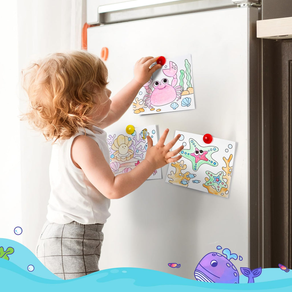 JoyCat Paint with Water Coloring Books for Toddlers (Magical Pony)
