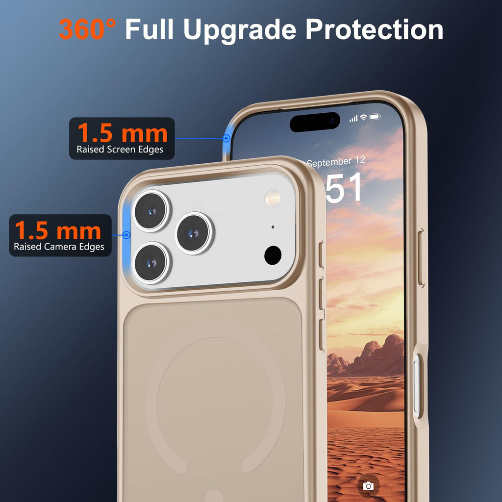 SUPFINE Magnetic for iPhone 18 Pro Max/17 Pro Max Case Dark Blue