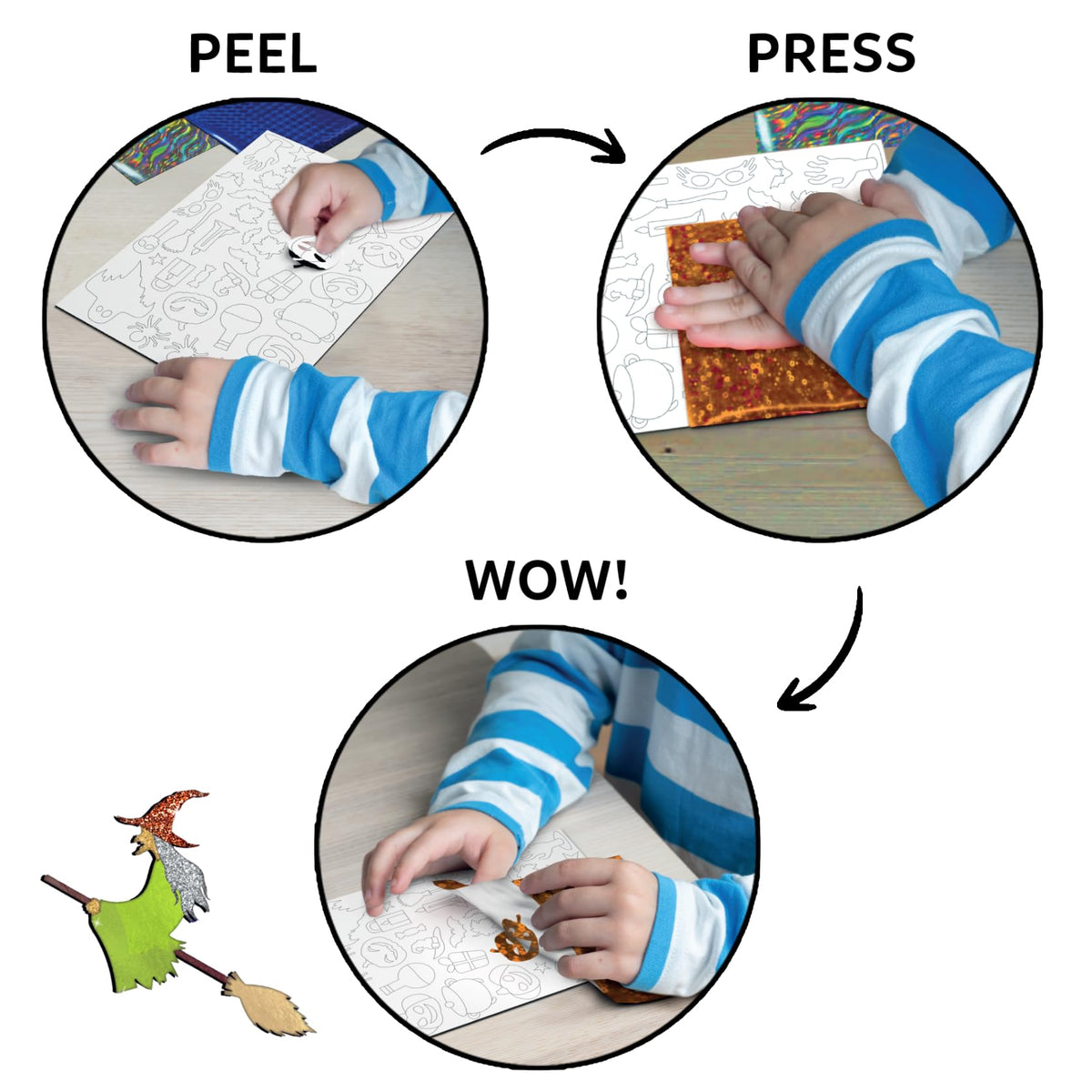 Skillmatics Foil Fun Girl Power, Foil Art & Craft Activity, Gift for Tweens