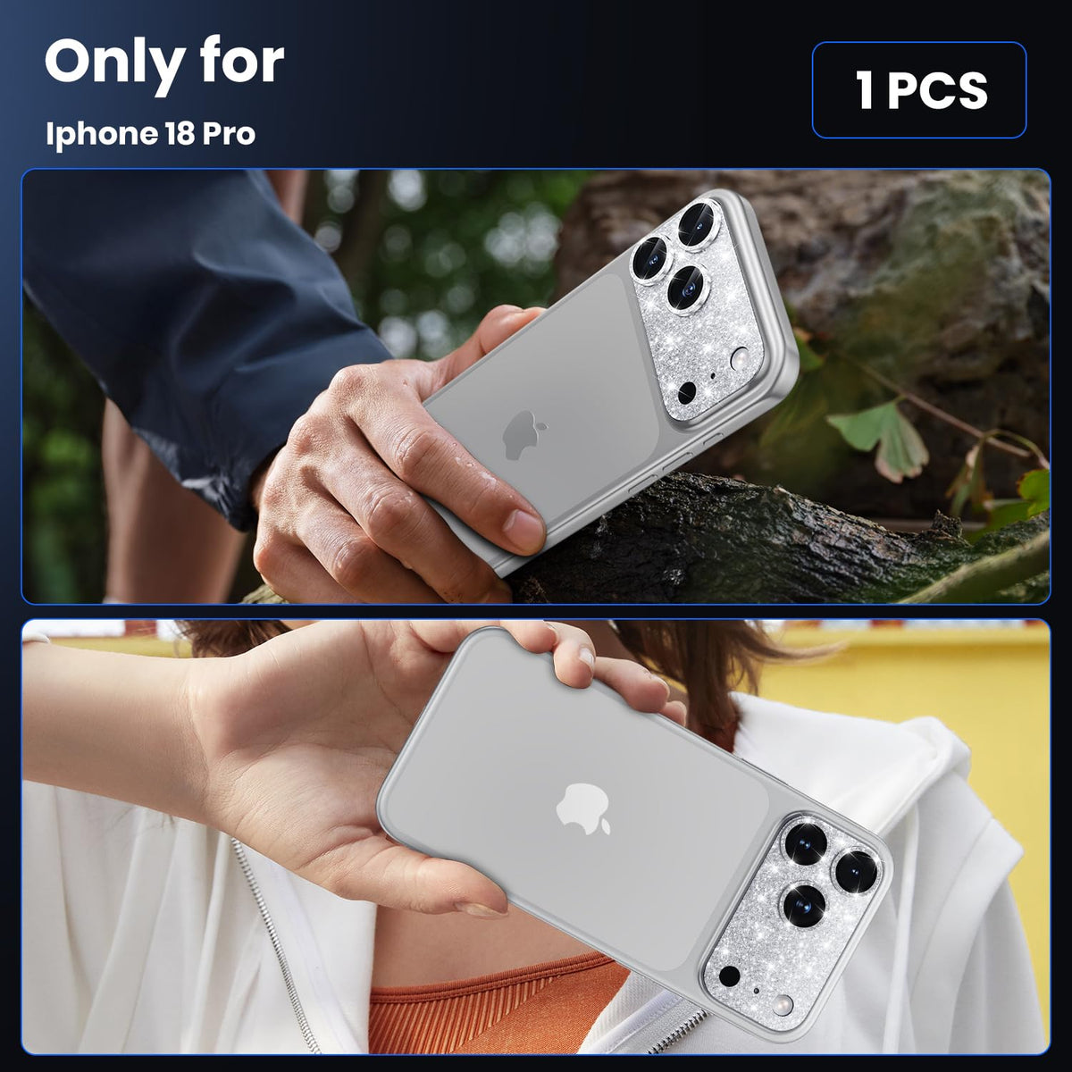 WSKEN for iPhone 17 Pro Max Camera Lens Protector - Military Grade Design