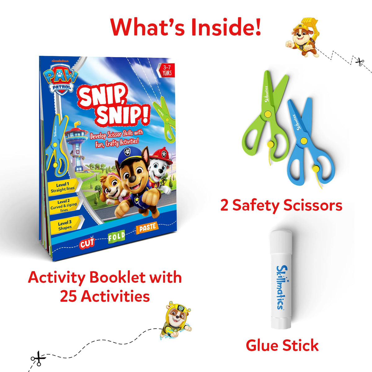 Skillmatics Snip Snip, Scissor Skills, Felt Craft Activity, Gift for Kids