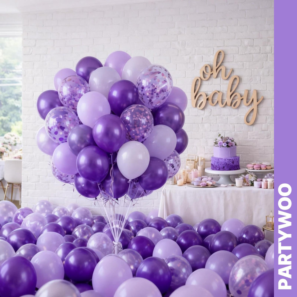 PartyWoo Christmas Balloons 66pcs Santa Xmas Tree Candy Cane Foil Balloons