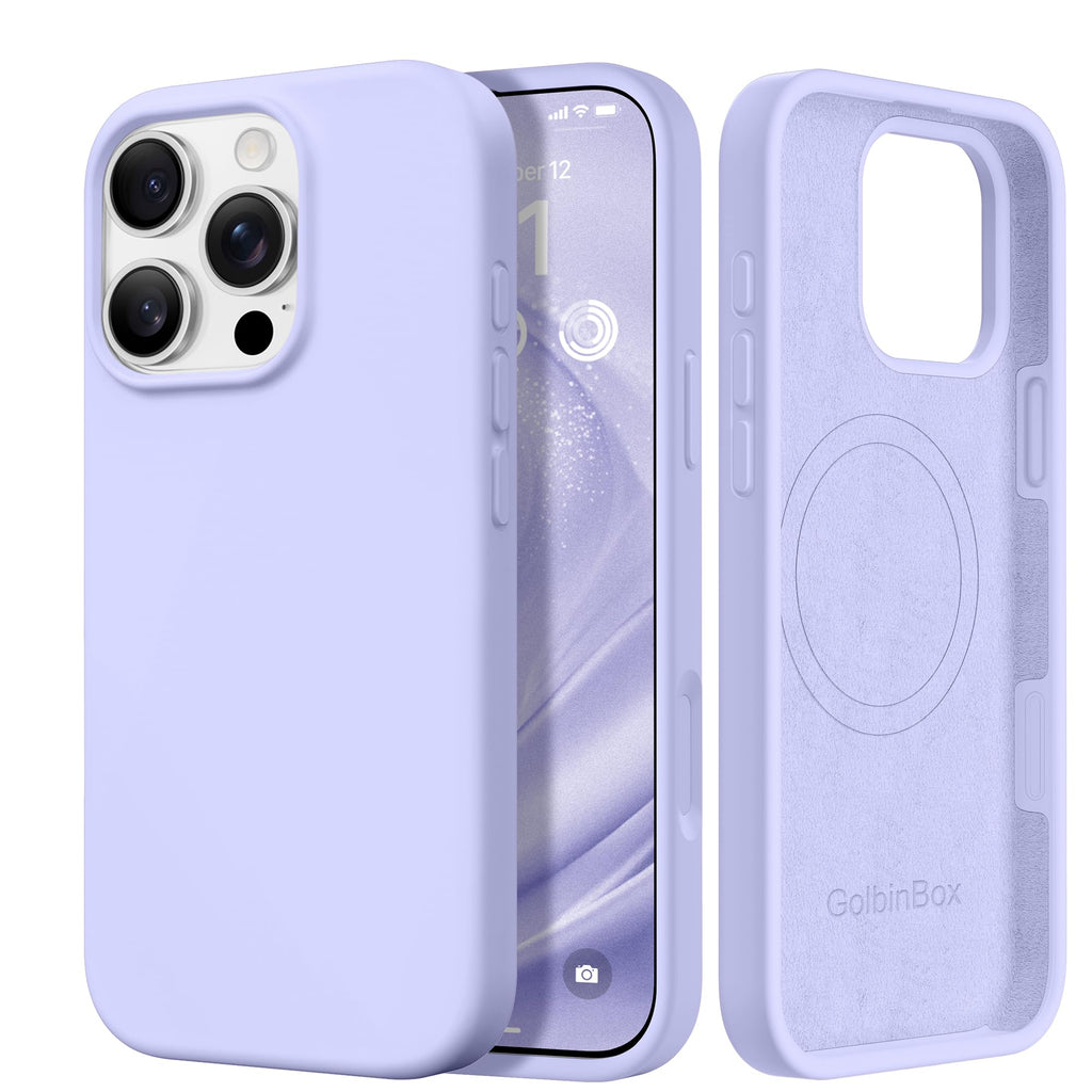 GolbinBox Magnetic for iPhone 17e/16e Case, Silicone Cover, Midnight Blue