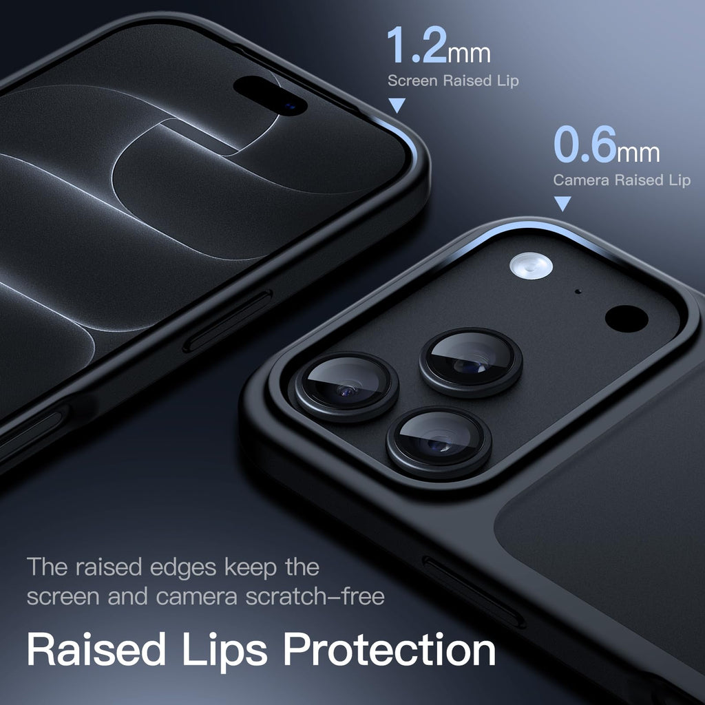 JETech Matte Case for iPhone Air, Black