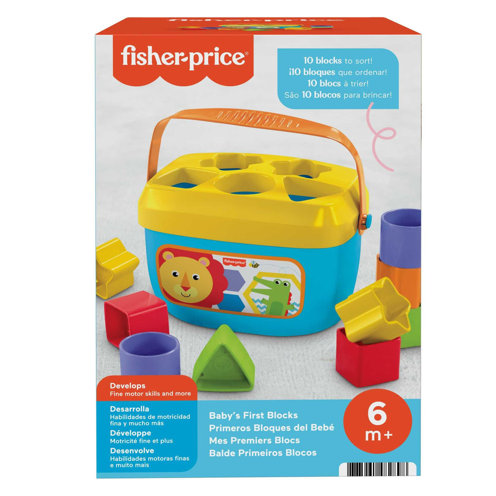 Fisher-Price Baby’s First BlocksToy Set, Navy Fawn