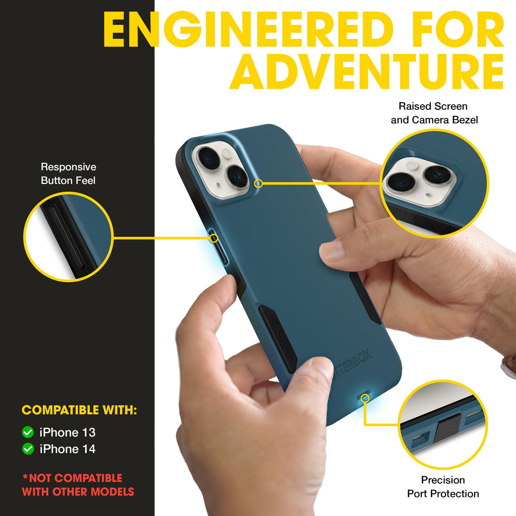 OtterBox iPhone 14, 13 – Commuter Series Slim Case - Pink