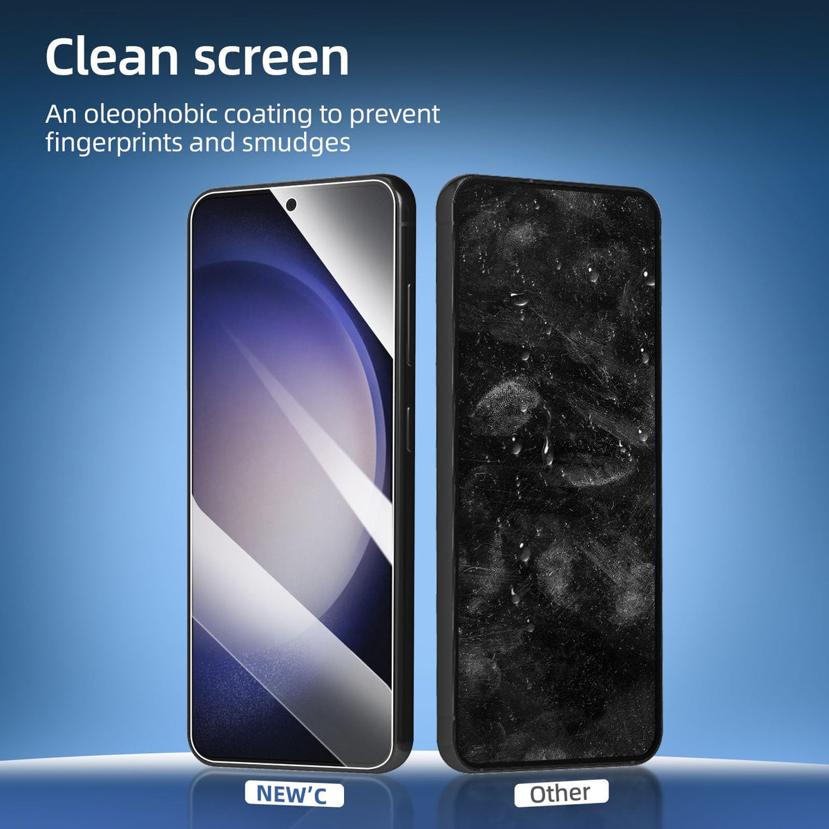 NEW'C for Samsung Galaxy S23 6.1" (SM-S911),Screen Protector Tempered Glass