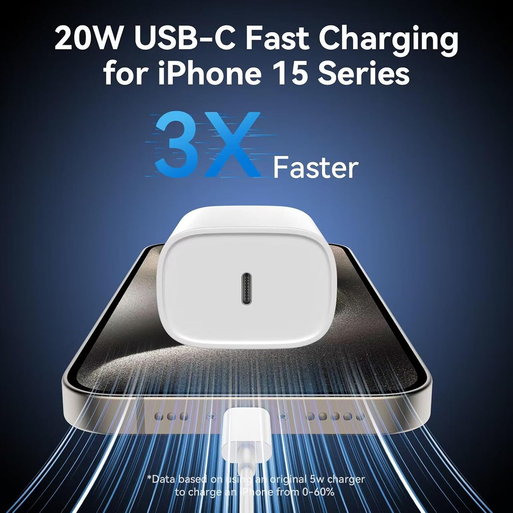 iPhone 18 17 16 15 Charger Fast Charging Type C Chargers USB C Cable 10FT
