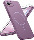 FNTCASE for iPhone 17E/16E Case Matte Lavender: Compatible with MagSafe
