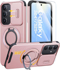 JAME for Samsung Galaxy S24+ Plus/S25+ Plus Case Stand & Slide Camera Cover