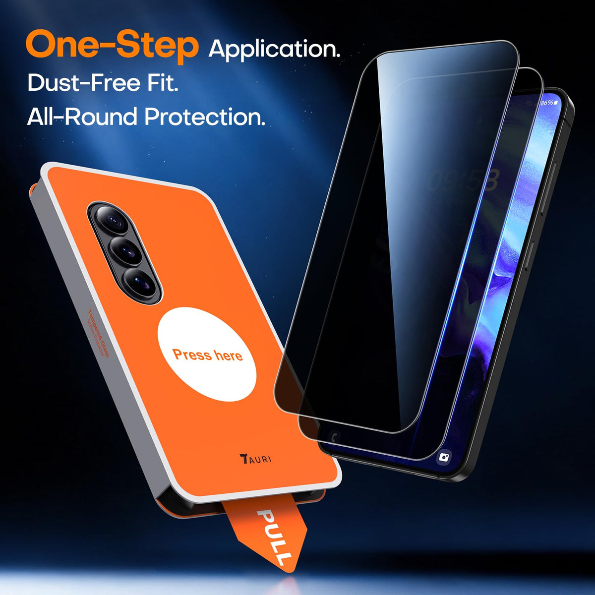TAURI 2 Pack for Samsung Galaxy Z Fold 8 Ultra Screen Protector Clear