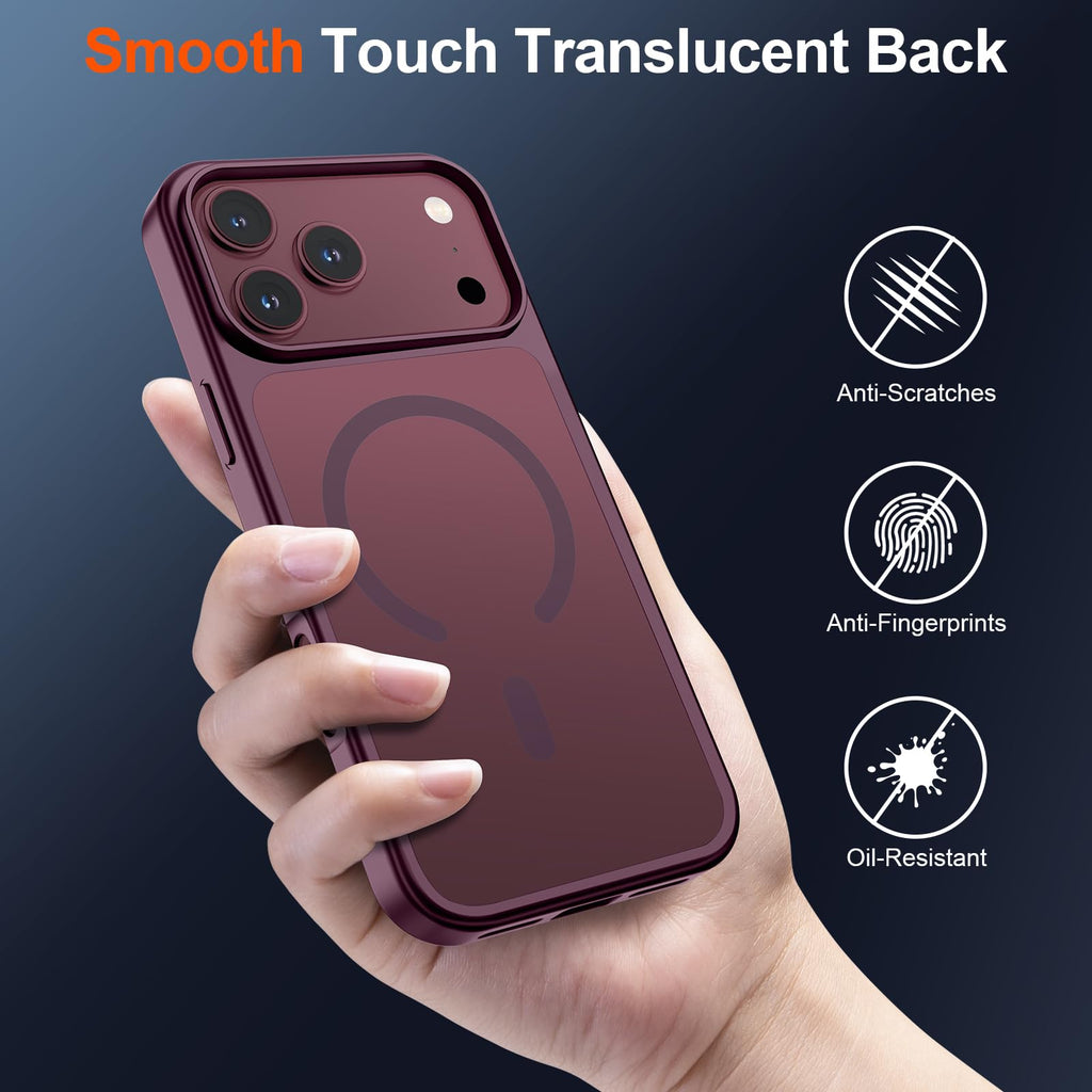 SUPFINE Magnetic for iPhone 18 Pro Max/17 Pro Max Case Dark Blue