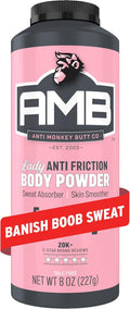 Anti Monkey Butt Body Powder for Women, Talc-Free, 8 oz