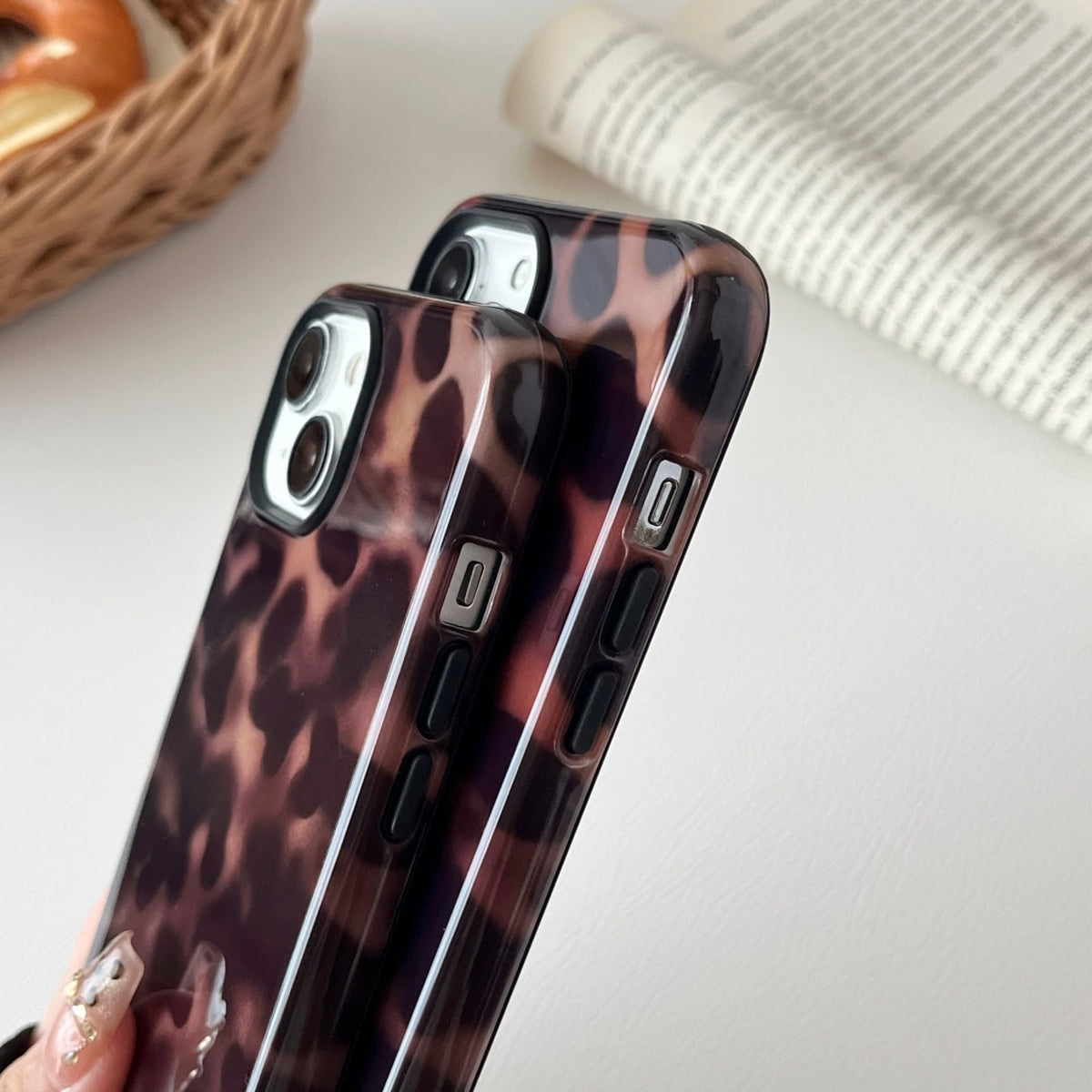 Longlayss Compatible with iPhone 16 Pro Case Tortoise Shell Phone Case