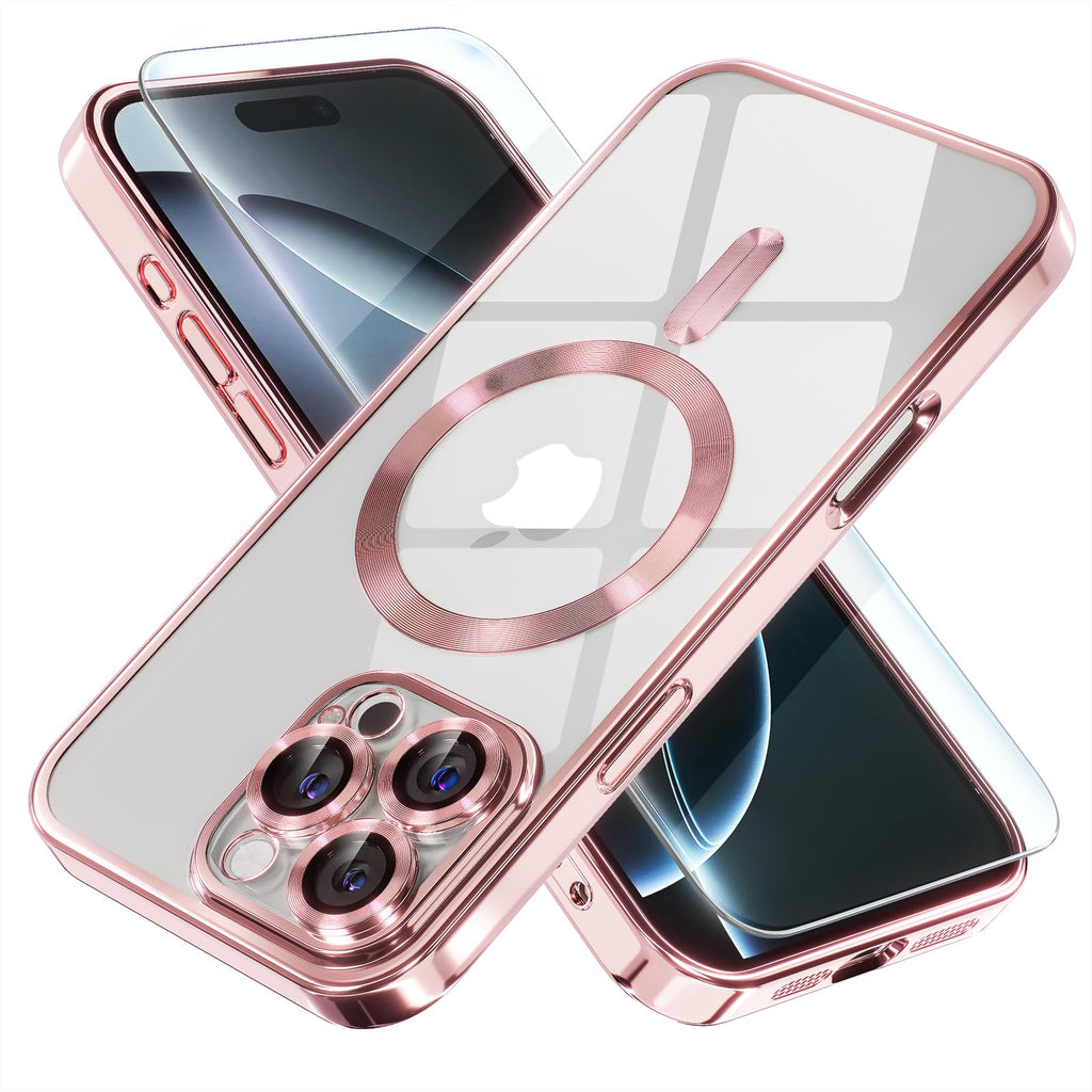 Misea Magnetic for iPhone 17 Case Compatible with MagSafe Light Blue