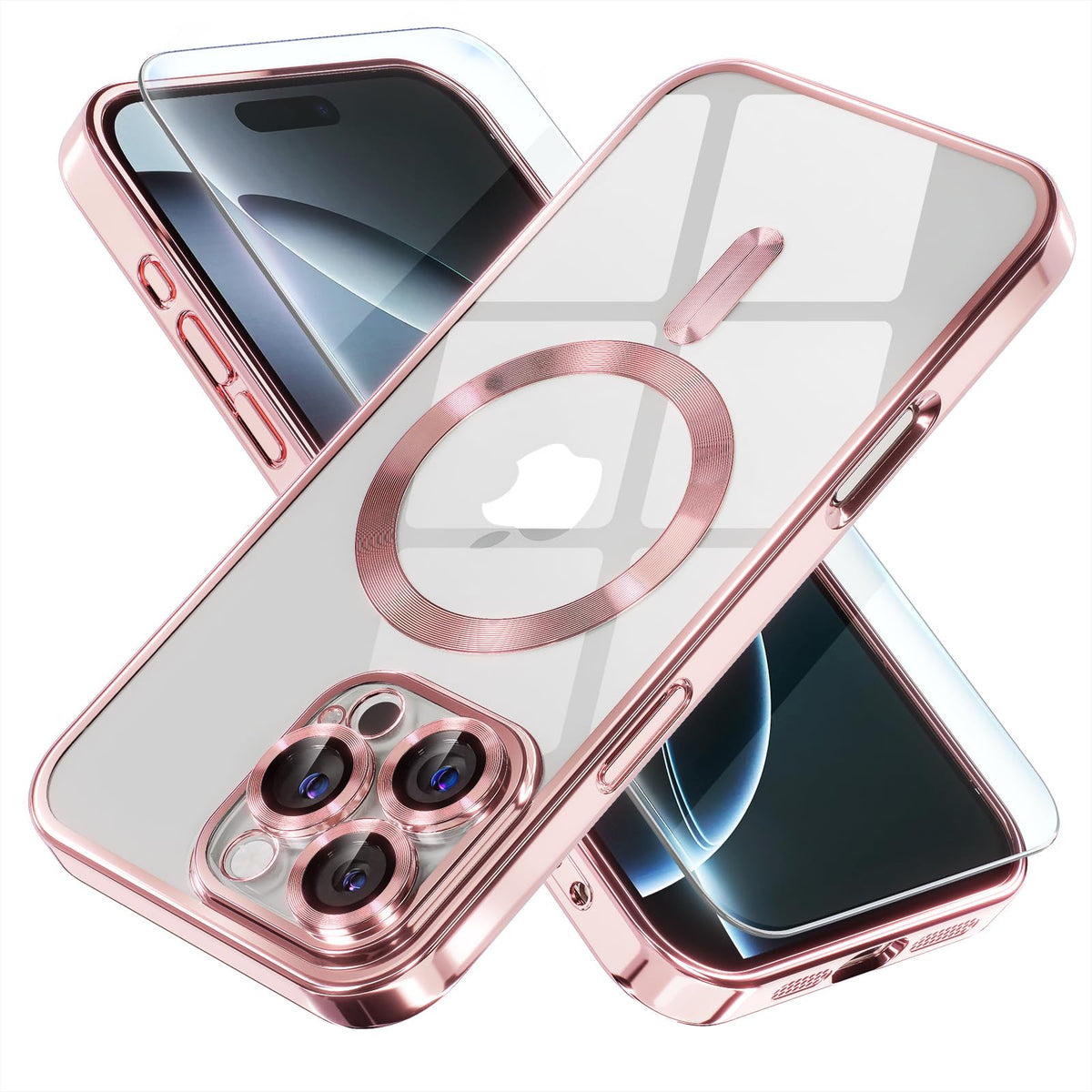 Misea Magnetic for iPhone 17 Case Compatible with MagSafe Light Blue