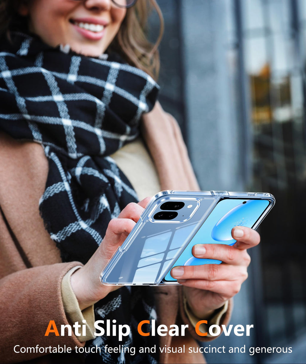 FNTCASE for Moto G-Power-5G-2026/2025 Clear Case with Screen Protector